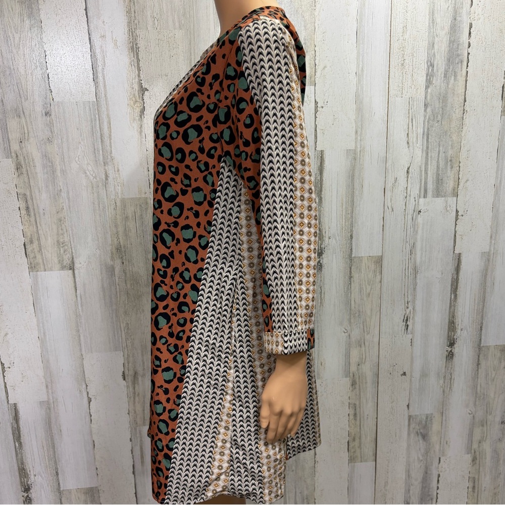 Jodifl Patchwork Print Shift Dress - image 4